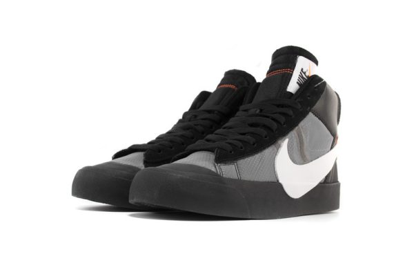 1AB5806BE9913 OFF WHITE X Nike Blazer Mid AA3832-001 Black