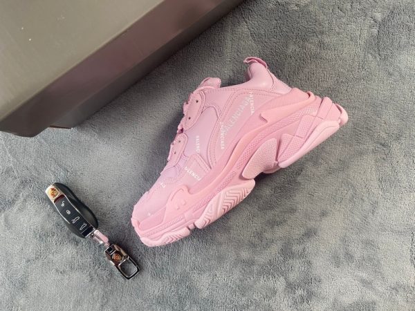 1AB583B88D11F StreetGxd Balenciaga Triple S Letter Pink 524039 W2FA1 5090