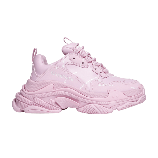 1AB583B9E6F1A StreetGxd Balenciaga Triple S Letter Pink 524039 W2FA1 5090