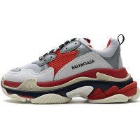 StreetGxd Balenciaga Triple S Red White Dark Grey 541624 W06E2 1863 StreetGxd Balenciaga Triple S Red White Dark Grey 541624 W06E2 1863