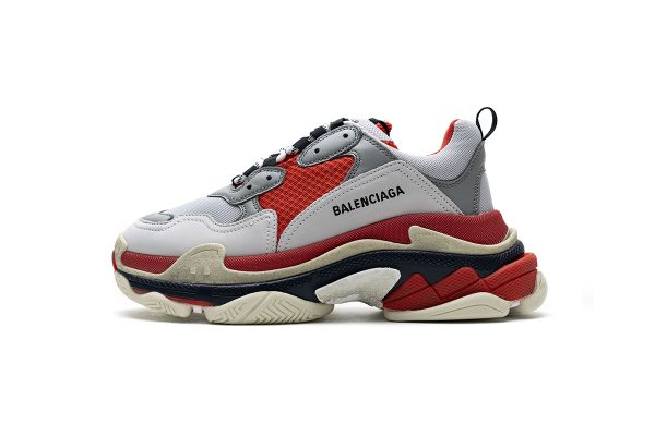 StreetGxd Balenciaga Triple S Red White Dark Grey 541624 W06E2 1863