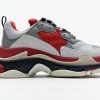 StreetGxd Balenciaga Triple S Red White Dark Grey 541624 W06E2 1863