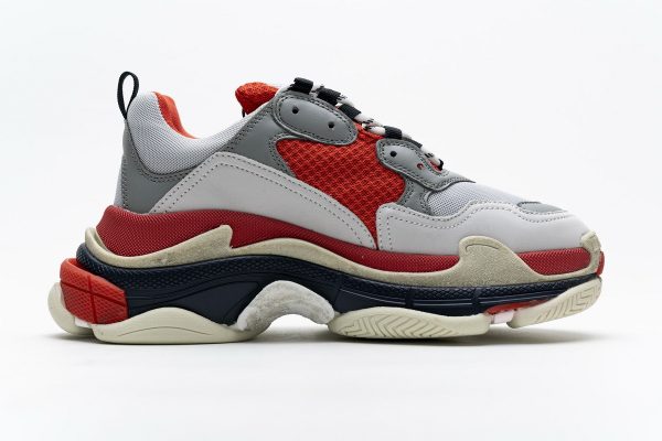 StreetGxd Balenciaga Triple S Red White Dark Grey 541624 W06E2 1863