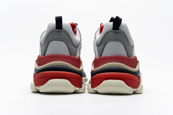 StreetGxd Balenciaga Triple S Red White Dark Grey 541624 W06E2 1863