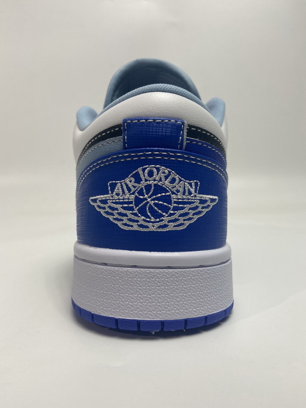 1AB588CB44410 StreetGxd Air Jordan 1 Low Black Blue White DH0206-400