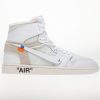 1AB58C1AFBF1A PK God Batch Air Jordan 1 Retro High Off-White White AQ0818-100