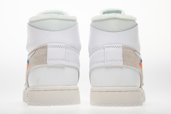1AB58C1D38819 PK God Batch Air Jordan 1 Retro High Off-White White AQ0818-100