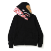 BAPE ABC Camo Shark Zip Hoodie Black