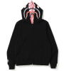 BAPE ABC Camo Shark Zip Hoodie Black
