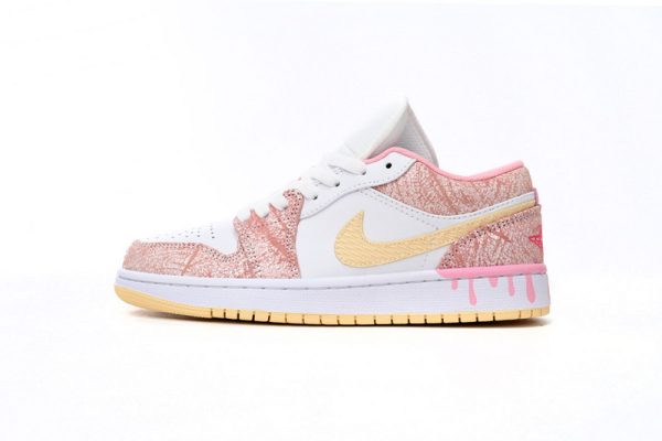 StreetGxd Air Jordan 1 Low SE GS Paint Drip CW7104-60 StreetGxd Air Jordan 1 Low SE GS Paint Drip CW7104-60