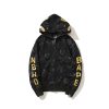 BAPE x NBHD Skull Black And Gold Hoodie BAPE x NBHD Skull Black And Gold Hoodie