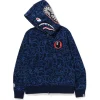BAPE 30th Anniversary Line Camo Shark Full Zip Hoodie Navy BAPE 30th Anniversary Line Camo Shark Full Zip Hoodie Navy