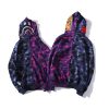 BAPE Color Camo 1/2 Shark Full Zip Hoodie Navy Camo