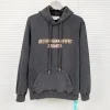 OFF WHITE New style washed hooded sweatshirt