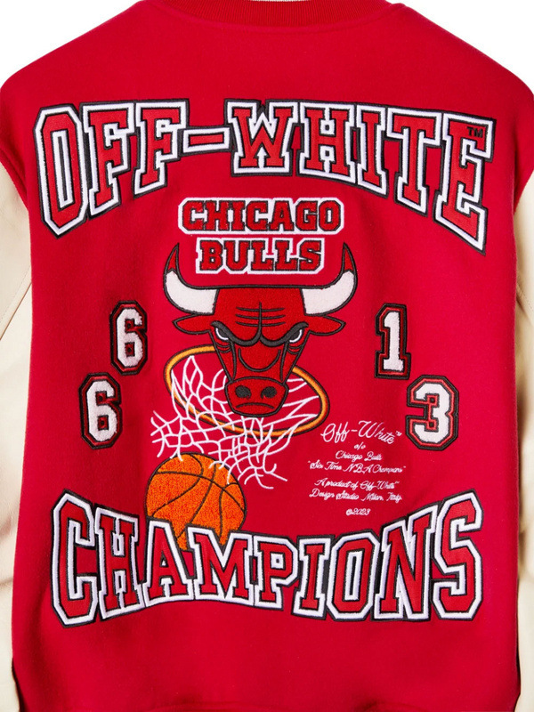 1AB5A15F75F13 OFF WHITE S012 bull joint style jacket