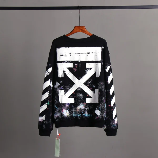 OFF WHITE Fireworks crew neck sweatshirt 3007