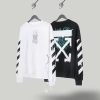 OFF WHITE Water drop arrow crew neck sweatshirt