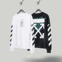 OFF WHITE Water drop arrow crew neck sweatshirt