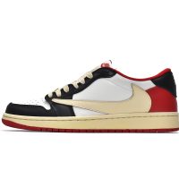 LJR Batch Travis Scott x Air Jordan 1 Low Black Red  DM7866-166