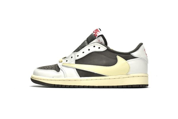 LJR Batch Travis Scott x Air Jordan 1 Low White Brown Barb DM7866-162 LJR Batch Travis Scott x Air Jordan 1 Low White Brown Barb DM7866-162