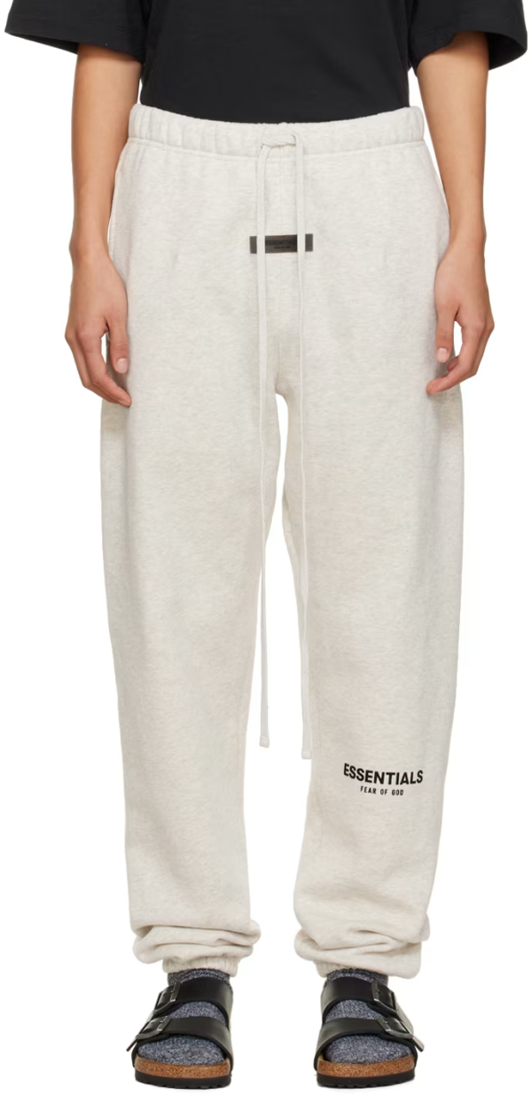 1AB5AB051FE1D FEAR OF GOD ESSENTIALS Off-White Drawstring Lounge Pants