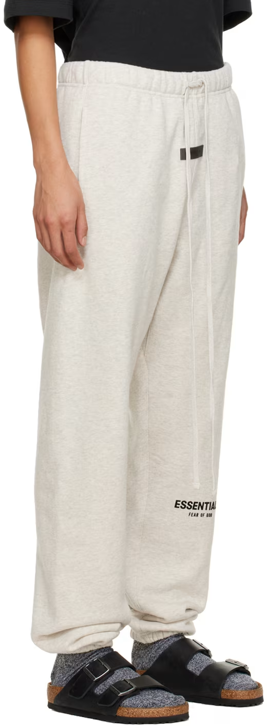 1AB5AB0691B17 FEAR OF GOD ESSENTIALS Off-White Drawstring Lounge Pants