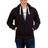 Polo Ralph Lauren Men's Double Knit Full-Zip Hoodie Sweatshirt Black and red