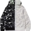 Half Shark Camo BAPE Hoodie
