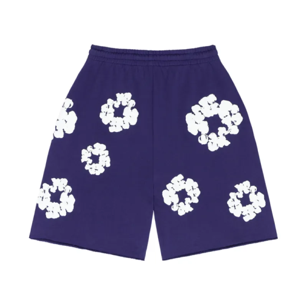 Denim Tears The Cotton Wreath Shorts Purple