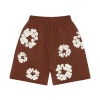 Denim Tears The Cotton Wreath Shorts Brown Denim Tears The Cotton Wreath Shorts Brown