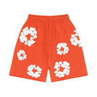 Denim Tears The Cotton Wreath Shorts Orange Denim Tears The Cotton Wreath Shorts Orange