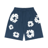 Denim Tears The Cotton Wreath Shorts Navy Denim Tears The Cotton Wreath Shorts Navy