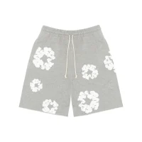 Denim Tears The Cotton Wreath Shorts Grey Denim Tears The Cotton Wreath Shorts Grey
