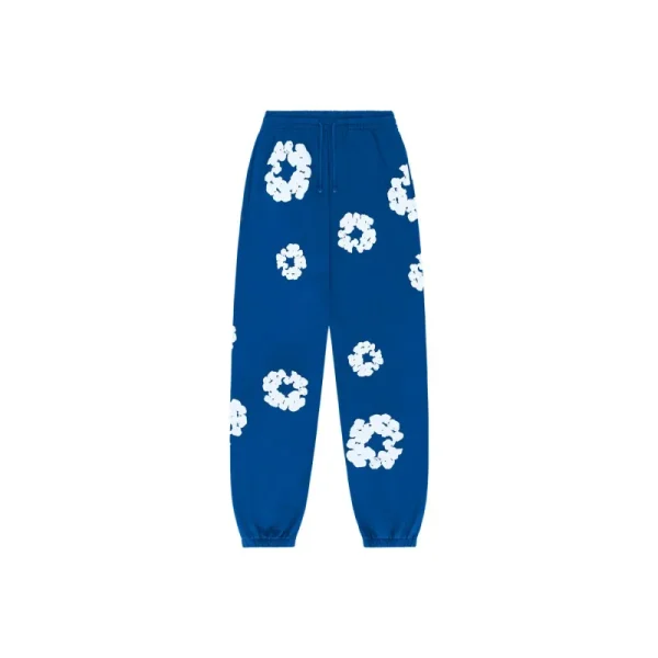 Denim Tears The Cotton Wreath Sweatpants Royal Blue Denim Tears The Cotton Wreath Sweatpants Royal Blue