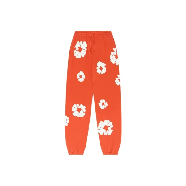 1AB5AF9941110 Denim Tears The Cotton Wreath Sweatpants Orange