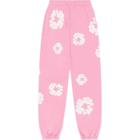 Denim Tears The Cotton Wreath Sweatpants Pink Denim Tears The Cotton Wreath Sweatpants Pink