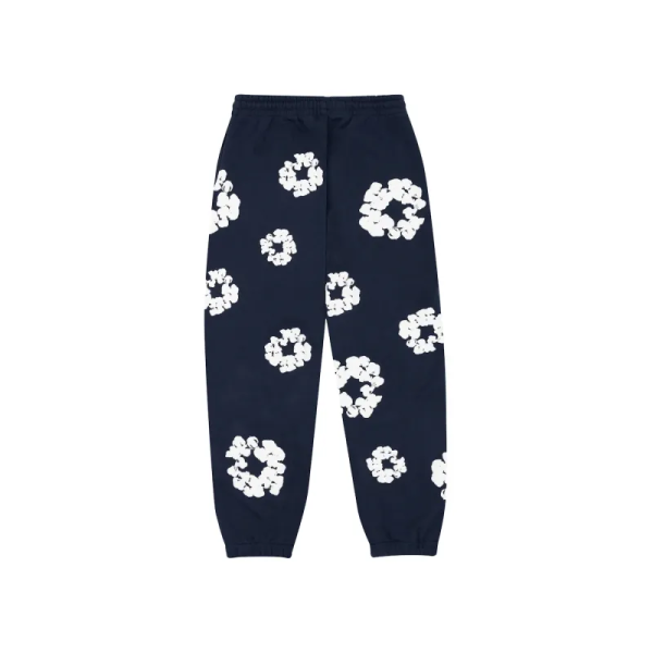 1AB5AFC046613 Denim Tears The Cotton Wreath Sweatpants Navy