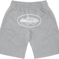 Corteiz OG Alcatraz Shorts Heather Grey Corteiz OG Alcatraz Shorts Heather Grey