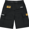 Corteiz Alcatraz Cargo Shorts Black