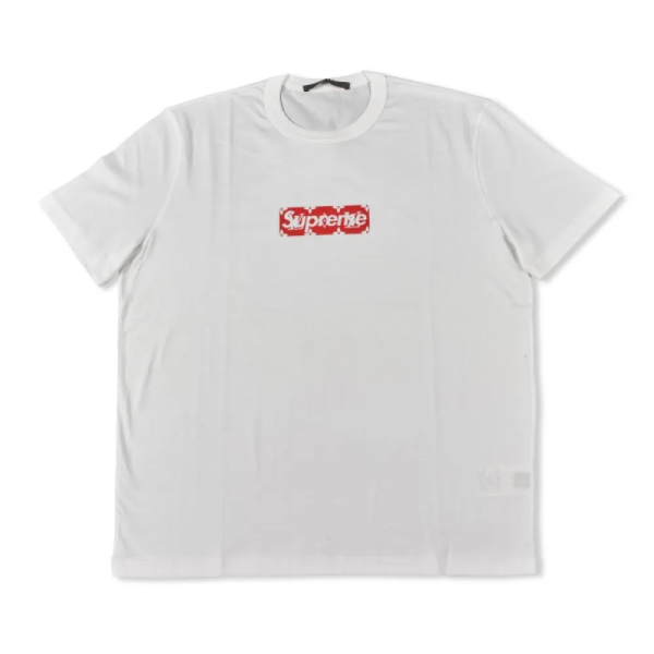 Supreme x LOUIS VUITTON Box Logo Tee White Supreme x LOUIS VUITTON Box Logo Tee White