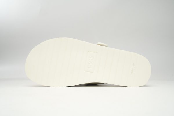 PK God Batch Dior Alpha Sandals oblique All White 3SA081YYV H060