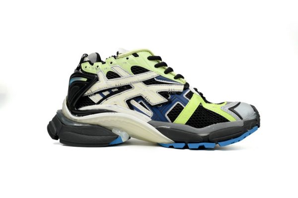 1AB5BE6A77115 PK God Batch Balenciaga Runner Black Green
