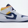 1AB5C8EEF1A1C StreetGxd Air Jordan 1 Mid Royal Blue Laser Orange 554724-131