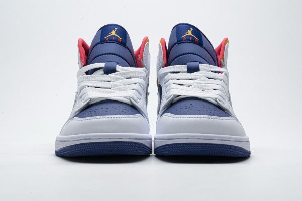 1AB5C8F0FB718 StreetGxd Air Jordan 1 Mid Royal Blue Laser Orange 554724-131