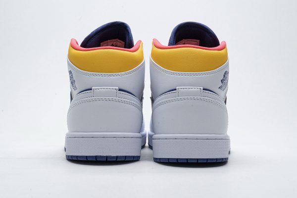 1AB5C8F2ED017 StreetGxd Air Jordan 1 Mid Royal Blue Laser Orange 554724-131