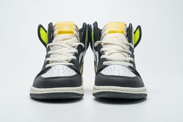 1AB5C941A0011 PK God Batch Air Jordan 1 Retro High White Black Volt University Gold 555088-118