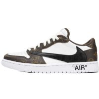 PK God Batch Air Jordan 1 Low cut LV Brown DL2403-002