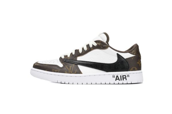 PK God Batch Air Jordan 1 Low cut LV Brown DL2403-002 PK God Batch Air Jordan 1 Low cut LV Brown DL2403-002