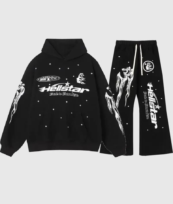 Hellstar Studios Records Tracksuit Black(full set) Hellstar Studios Records Tracksuit Black(full set)