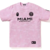 BAPE x Inter Miami CF Camo Tee Pink